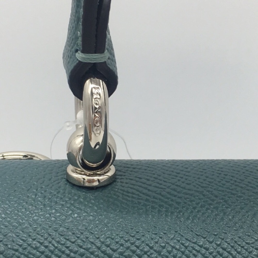 Coach Tilly Top Handle Dark Turquoise Cross Body - Picture 10 of 15